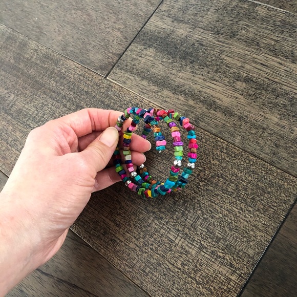 ๐2/$15 free shipping Fun triple wrap bracelet - Picture 3 of 4